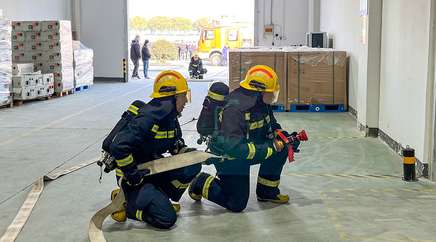 安全生产，预防第一 | 龙8国际储能开展2023年春季消防演练