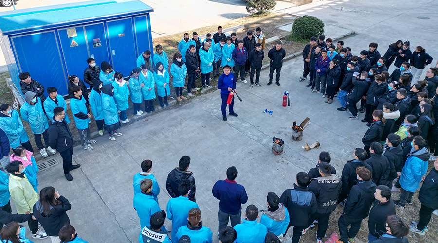 安全生产，预防第一 | 龙8国际储能开展2023年春季消防演练